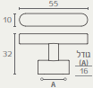 ידית כפתור בסיגנון וינטאג' - דגם WP786